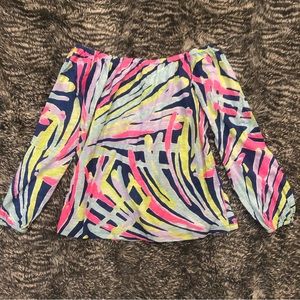 LILLY PULITZER Enna Off Shoulder Top XS